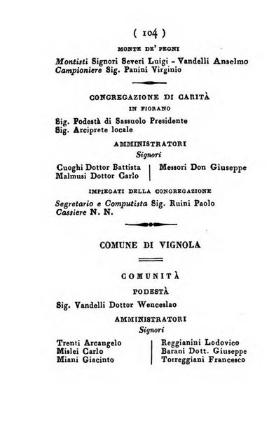 Almanacco di corte