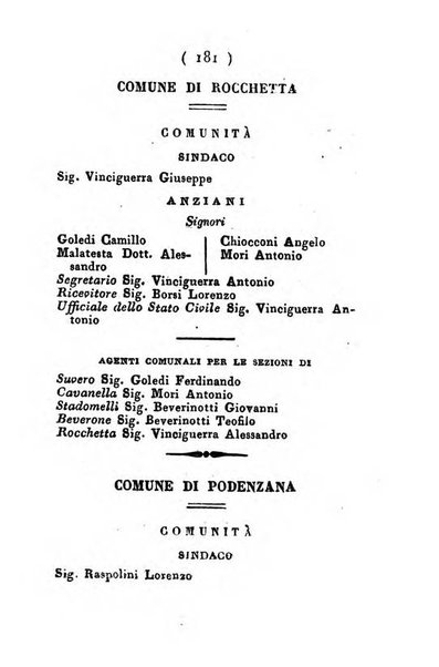 Almanacco di corte