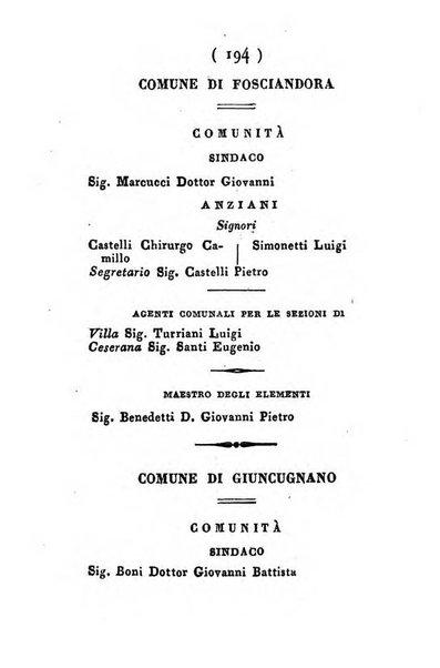 Almanacco di corte