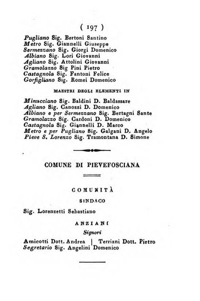 Almanacco di corte