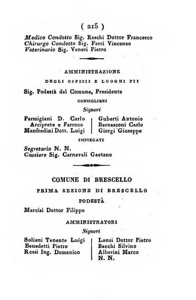 Almanacco di corte