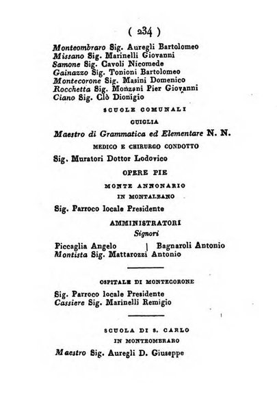 Almanacco di corte