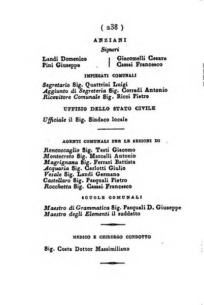 Almanacco di corte