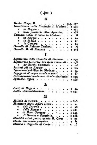 Almanacco di corte