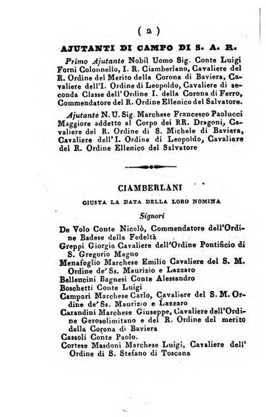 Almanacco di corte