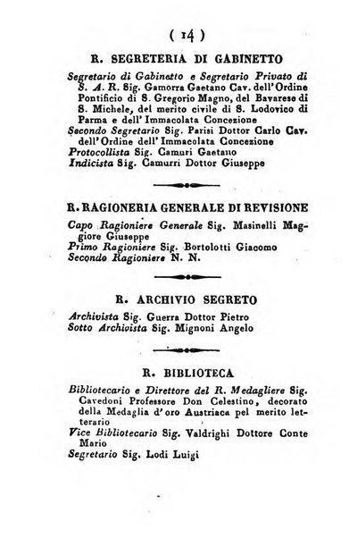 Almanacco di corte