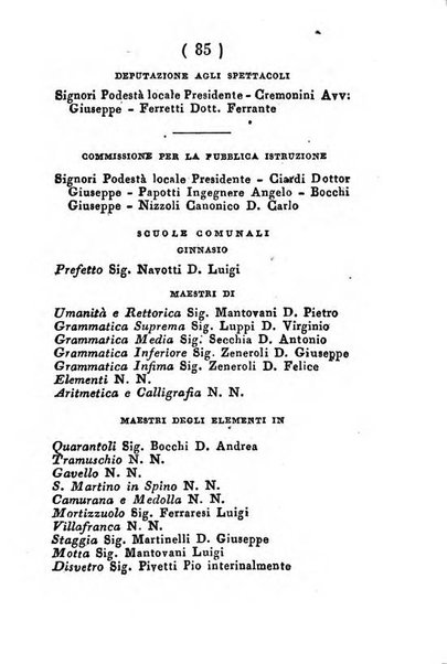 Almanacco di corte