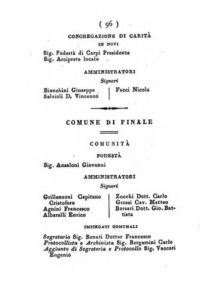 Almanacco di corte