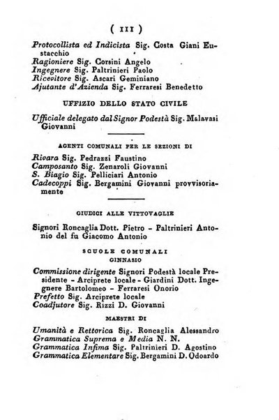 Almanacco di corte