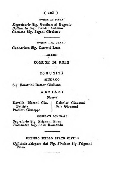 Almanacco di corte