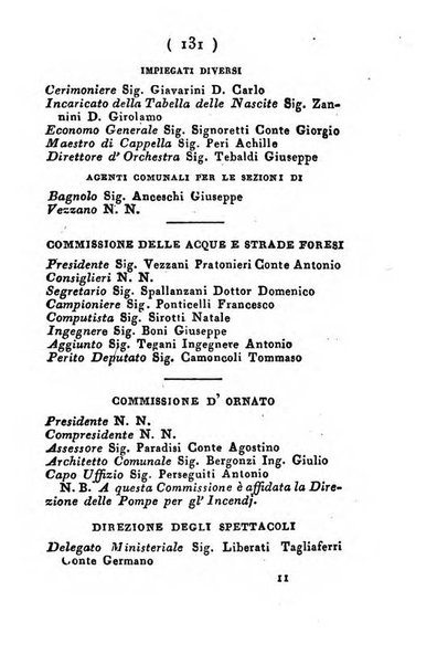 Almanacco di corte