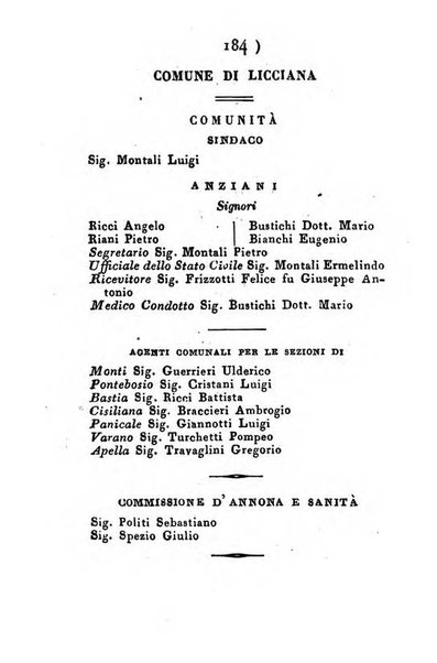 Almanacco di corte