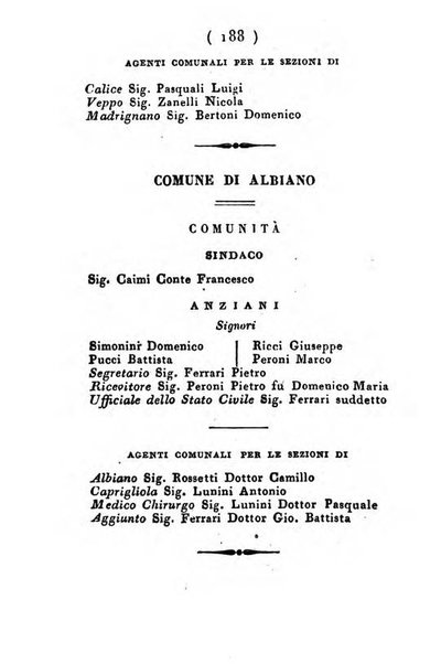 Almanacco di corte