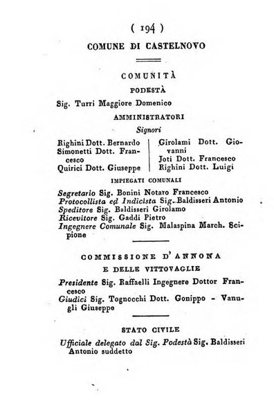 Almanacco di corte