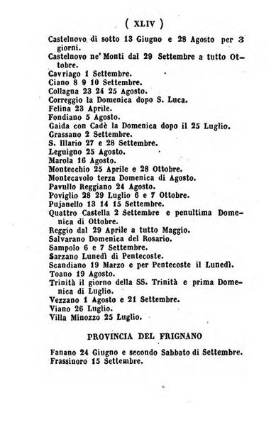 Almanacco di corte