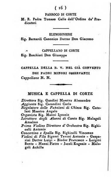 Almanacco di corte