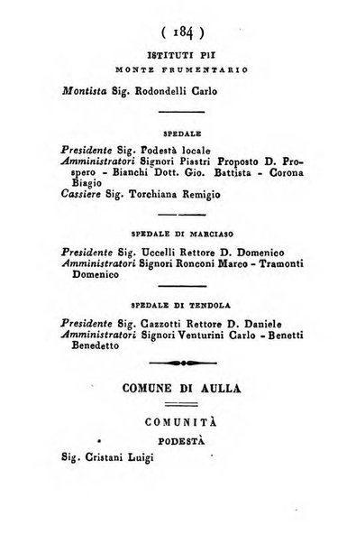 Almanacco di corte