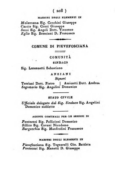 Almanacco di corte