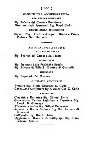 Almanacco di corte