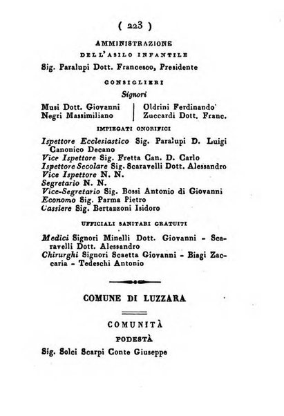 Almanacco di corte