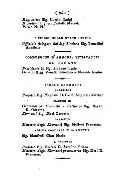 Almanacco di corte