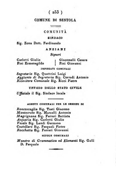 Almanacco di corte