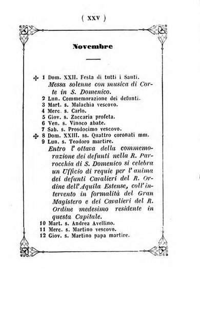 Almanacco di corte