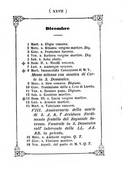 Almanacco di corte