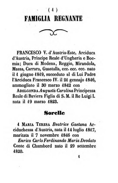 Almanacco di corte