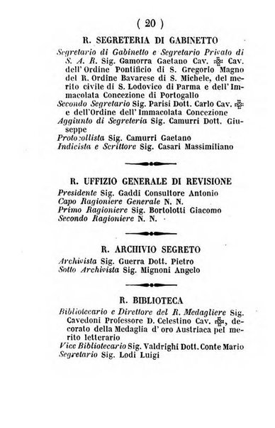 Almanacco di corte