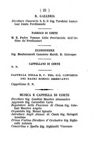 Almanacco di corte