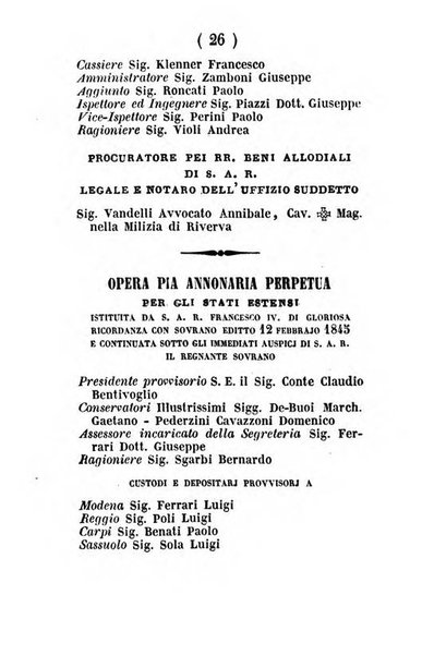 Almanacco di corte