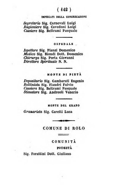 Almanacco di corte