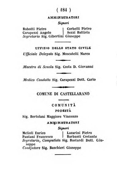 Almanacco di corte