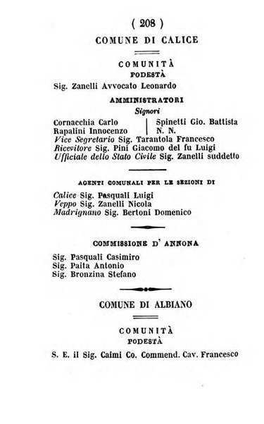 Almanacco di corte