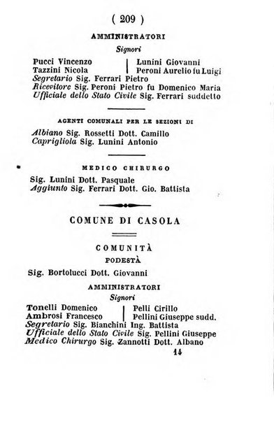 Almanacco di corte