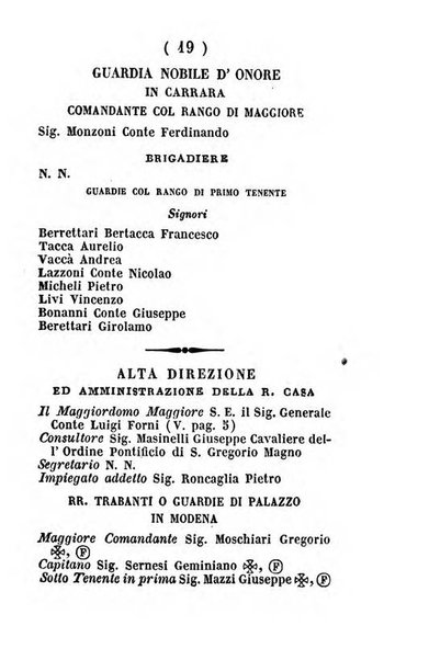 Almanacco di corte