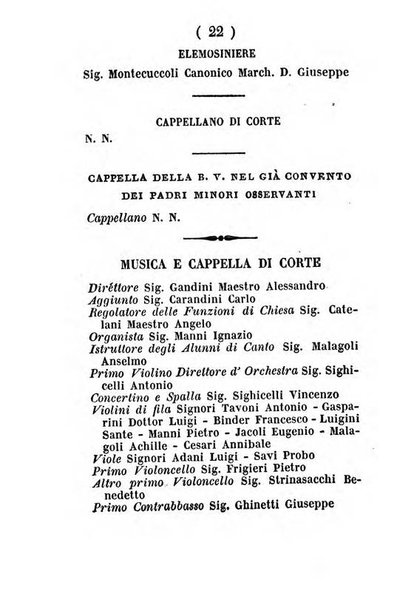 Almanacco di corte