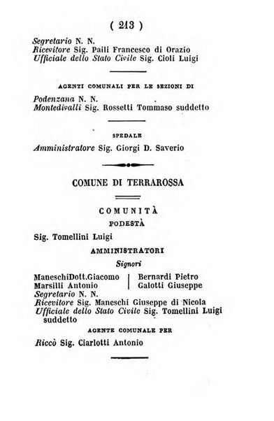 Almanacco di corte