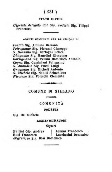 Almanacco di corte