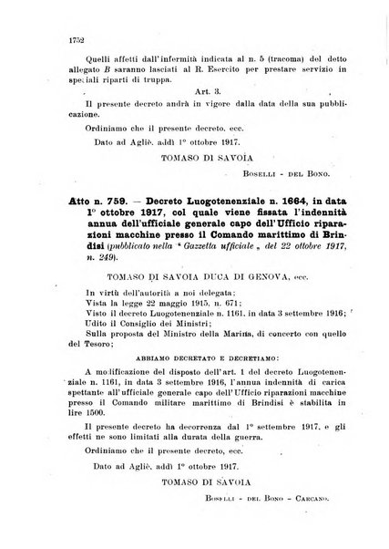 Giornale ufficiale della Marina e bollettino dell'Ufficio leggi e decreti