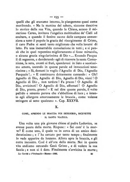 La carità e l'orfanello del venerabile P. Lodovico da Casoria