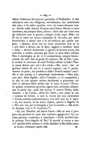 La carità e l'orfanello del venerabile P. Lodovico da Casoria