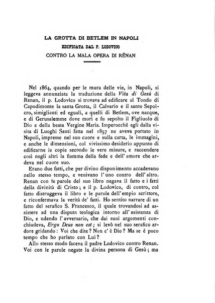 La carità e l'orfanello del venerabile P. Lodovico da Casoria