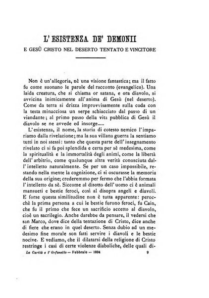 La carità e l'orfanello del venerabile P. Lodovico da Casoria