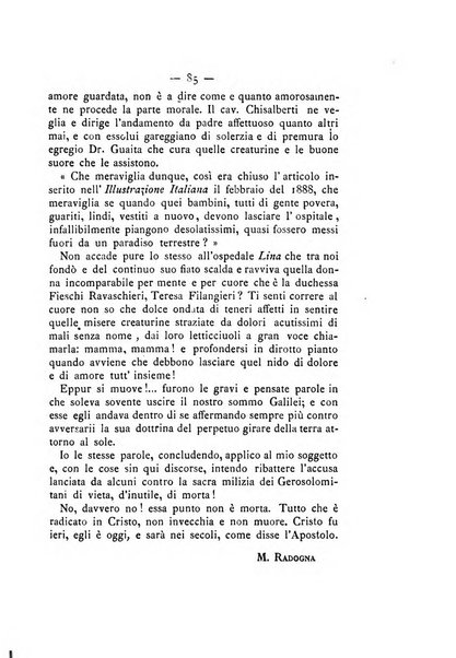 La carità e l'orfanello del venerabile P. Lodovico da Casoria