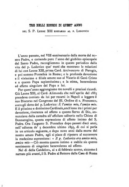 La carità e l'orfanello del venerabile P. Lodovico da Casoria