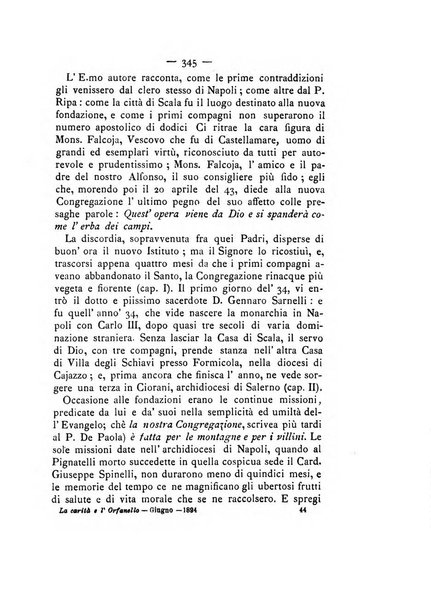 La carità e l'orfanello del venerabile P. Lodovico da Casoria