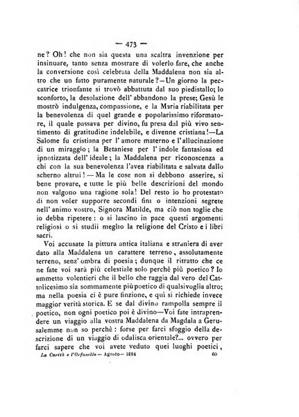 La carità e l'orfanello del venerabile P. Lodovico da Casoria