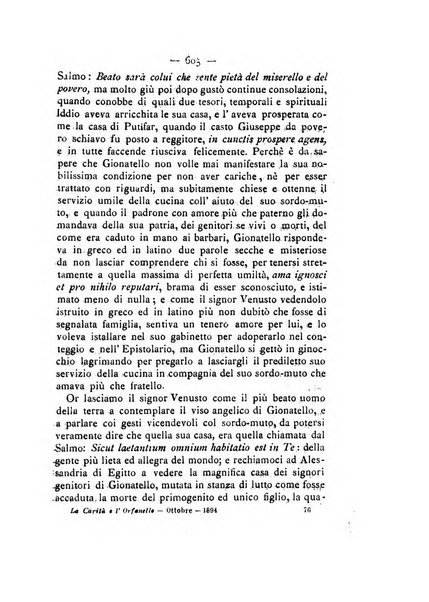 La carità e l'orfanello del venerabile P. Lodovico da Casoria